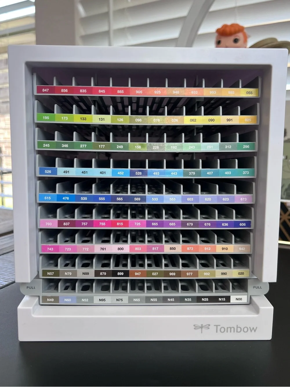 Tombow Dual Brush Marker Desktop Storage Organizer Holder Stand